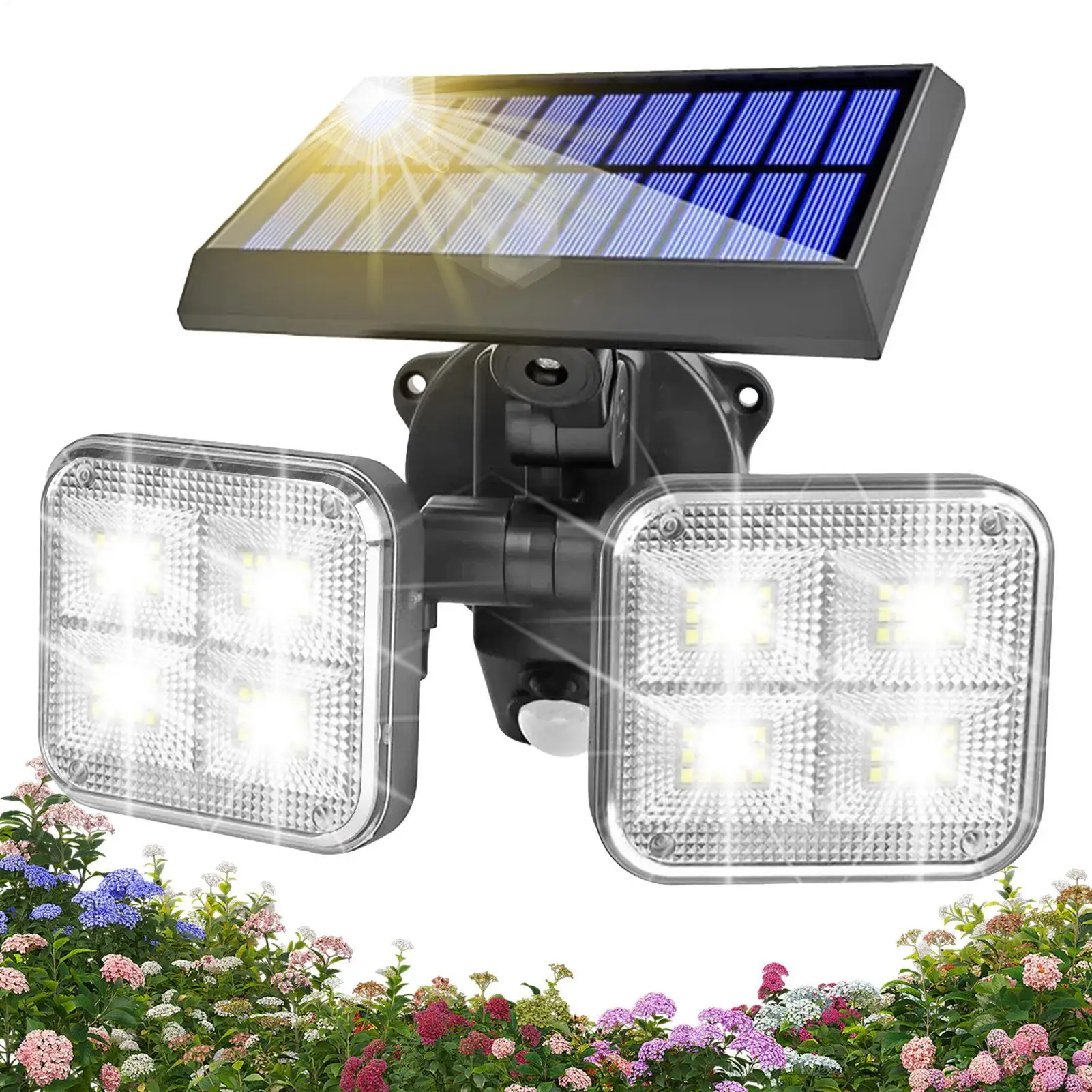 

Solar Motion Sensor Light Outdoor LED Security Lights Waterproof Lamp For Yard Front Door Garage Backyard Deck Lawn Patio