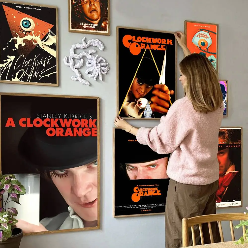 A Clockwork Orange Movie Sticky Posters Retro Kraft Paper St