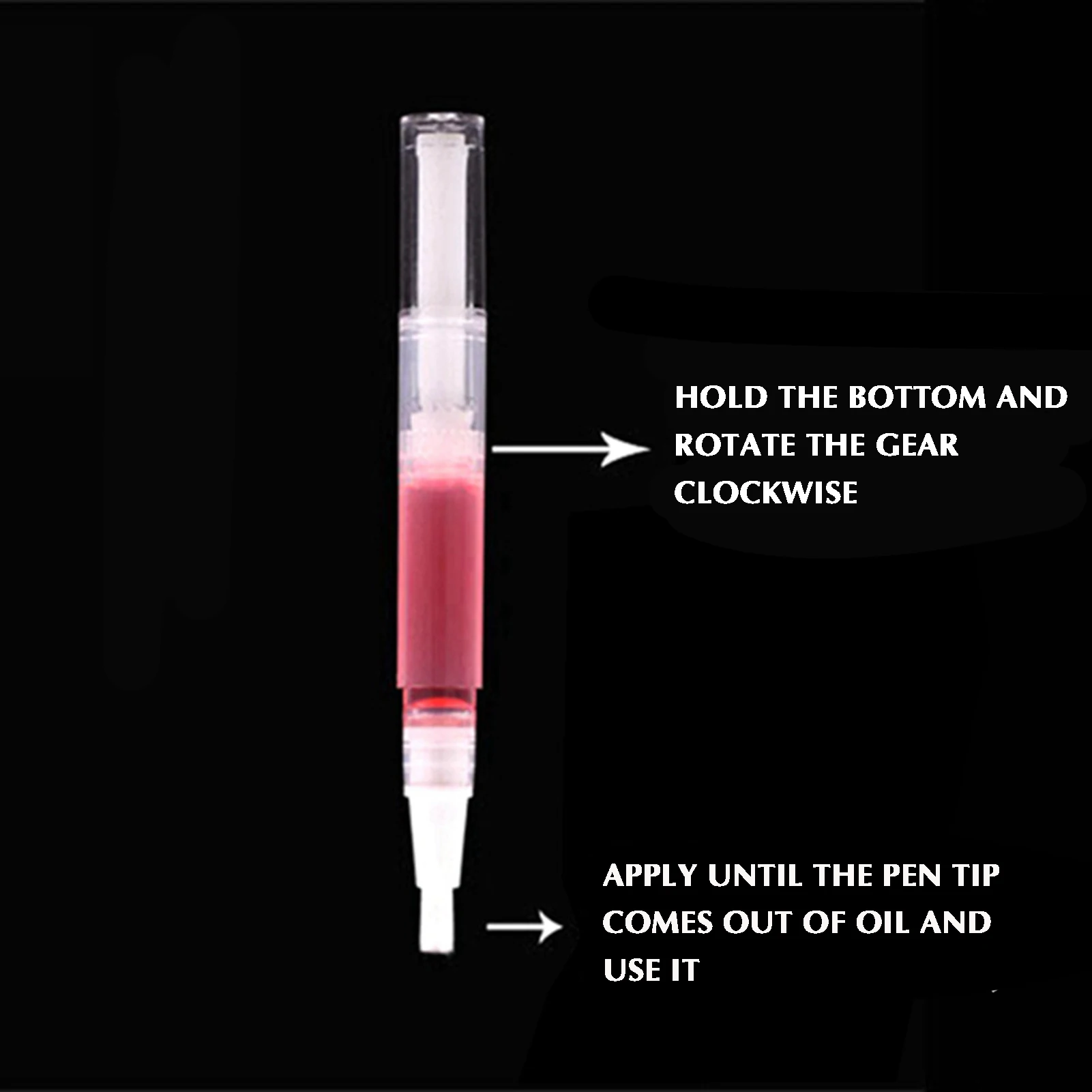 5mlネイル栄養オイルペン ネイルキューティクルリバイタライザー 抗バーブオイル 爪の成長を促進 マニキュア スキンプロテクター ハンドネイル用
