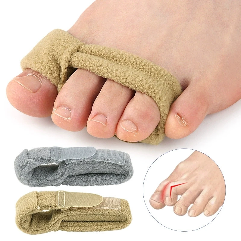 1/5/10Pcs Hammer Toe Straightener Finger Splints Bandages For Correcting Hammertoe Crooked & Overlapping Toes Protector