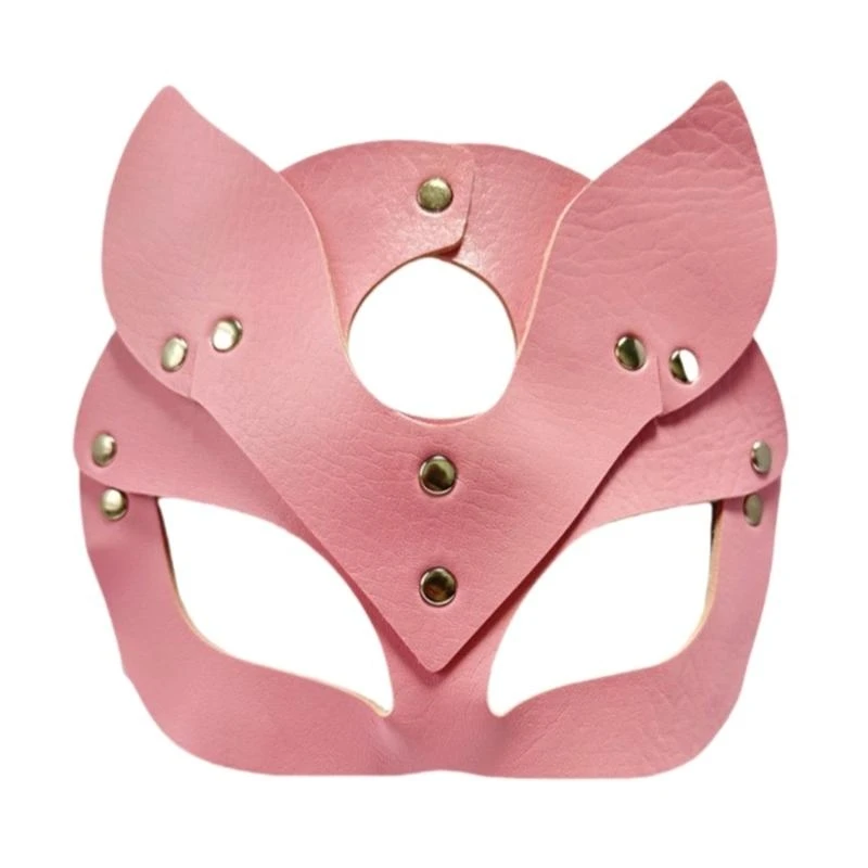 5asd Breathable Adjustable Catwomen Party Mask PU Leather Costume Accessory Masquerades Mask For Roleplay Cosplay