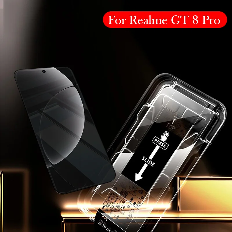 

2PC Fully Transparent Tempered Glass For Realme GT 8 Pro Dust-free Installation Film Screen Protector for REALME GT 8 PRO