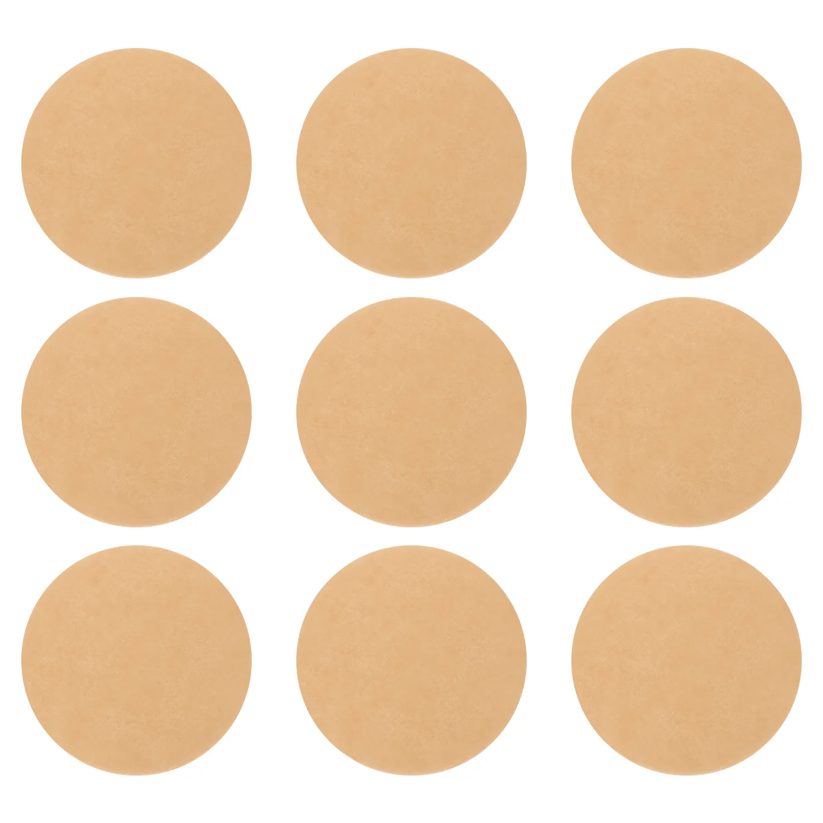 

100 pcs 9.5 Inch Round Barbecue Paper Double Sided Silicone Baking Parchment Liners Non Stick Oil Proof For Oven Microwave Bbq