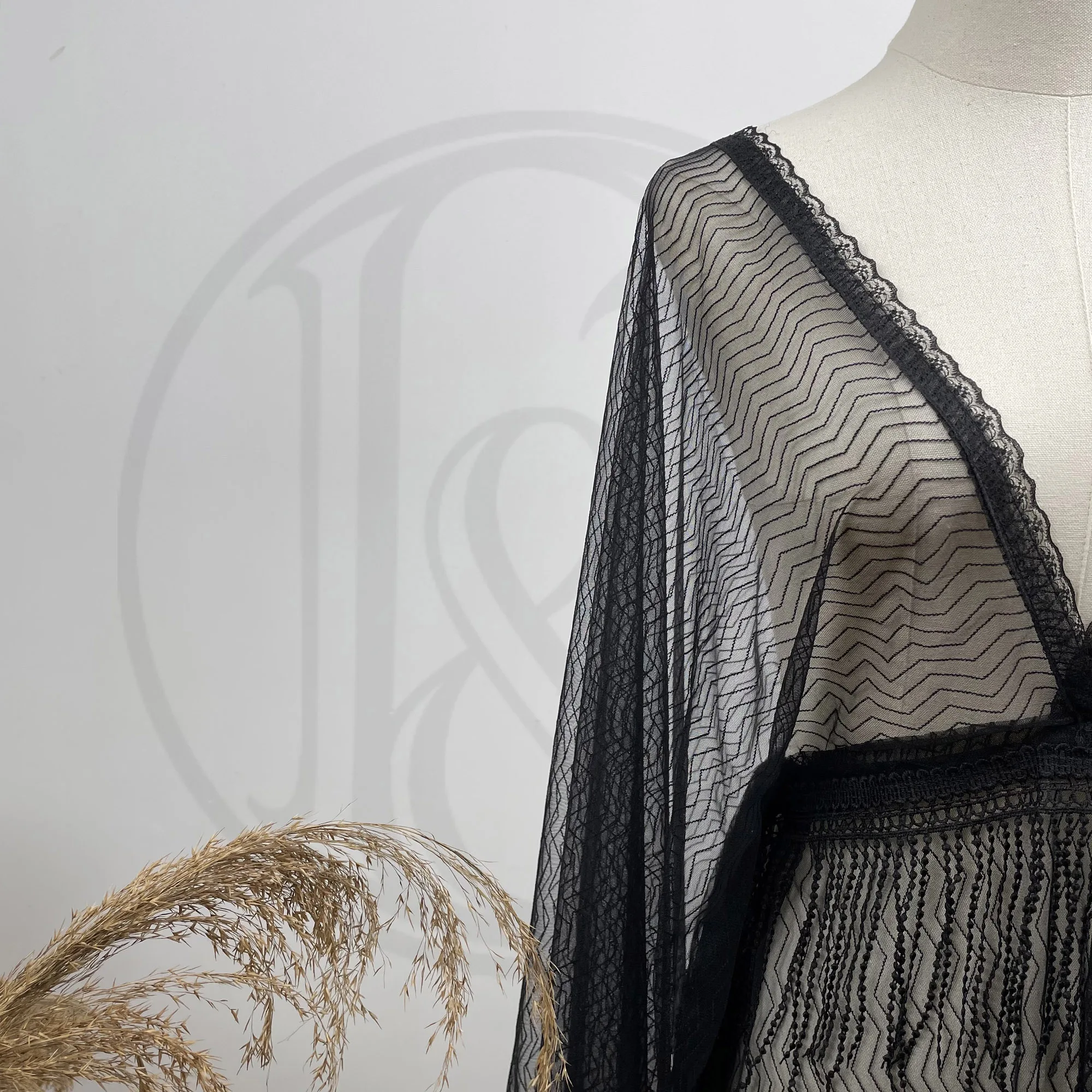 Sexy Tulle Maternity Dress Deep V Cloth Pregnant Gown Robe Couture Woman Photography Costume Baby Shower with Long Tassles