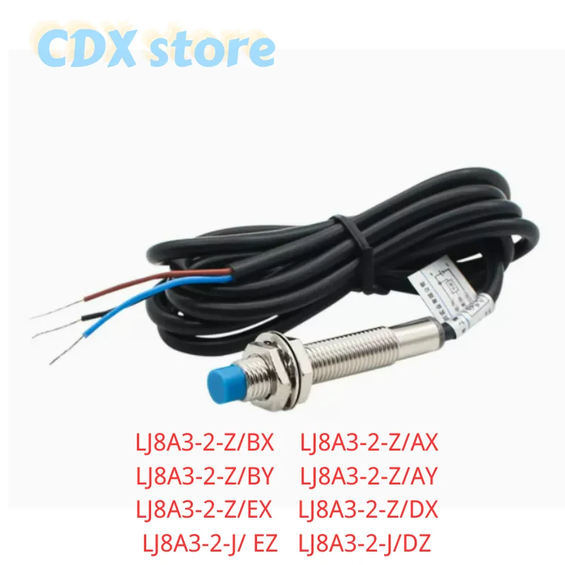 M8 Inductive proximity switch sensor LJ8A3-2-Z/BX/AX/BY/AY/EX second and third wire normally open 24V