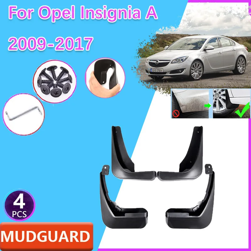 Car Mudguards for Opel Insignia A Mk I G09 2009~2017 Rear Wheel Protection Fender Splash Guards Cover Exterior Parts Accessories