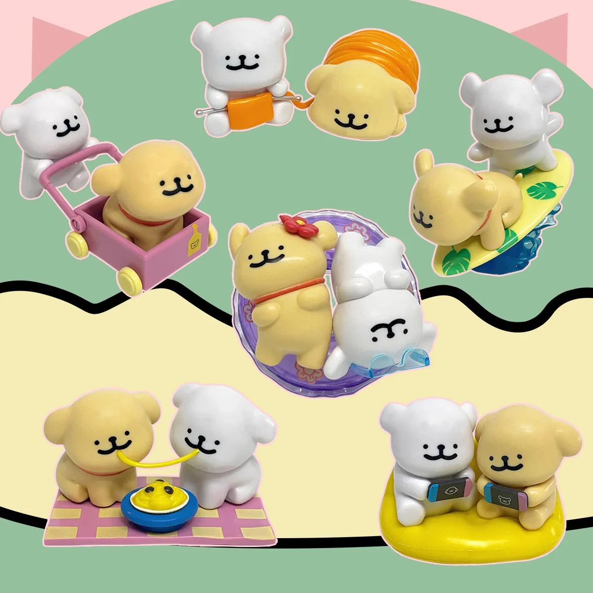 

Линия фигурка щенка слепая коробка счастливая серия милая модная кукла кукла периферийное настольное украшение автомобиля 18+ 14+y