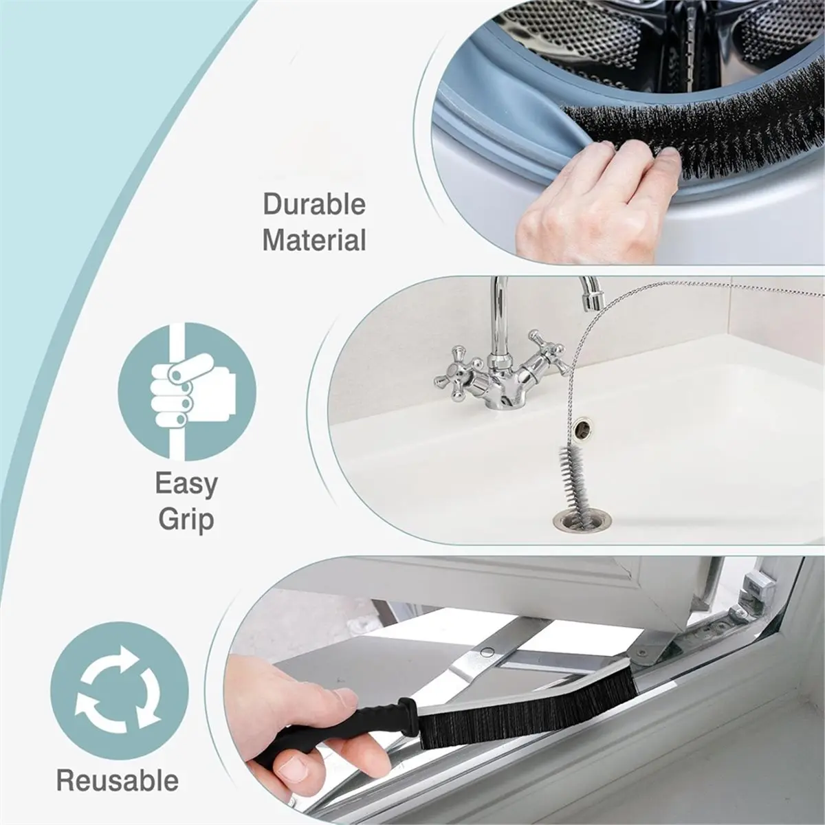 2026 New Comprehensive Cleaning Tool Set: Dryer Vent, Refrigerator Coil, and Crevice Cleaner for Home