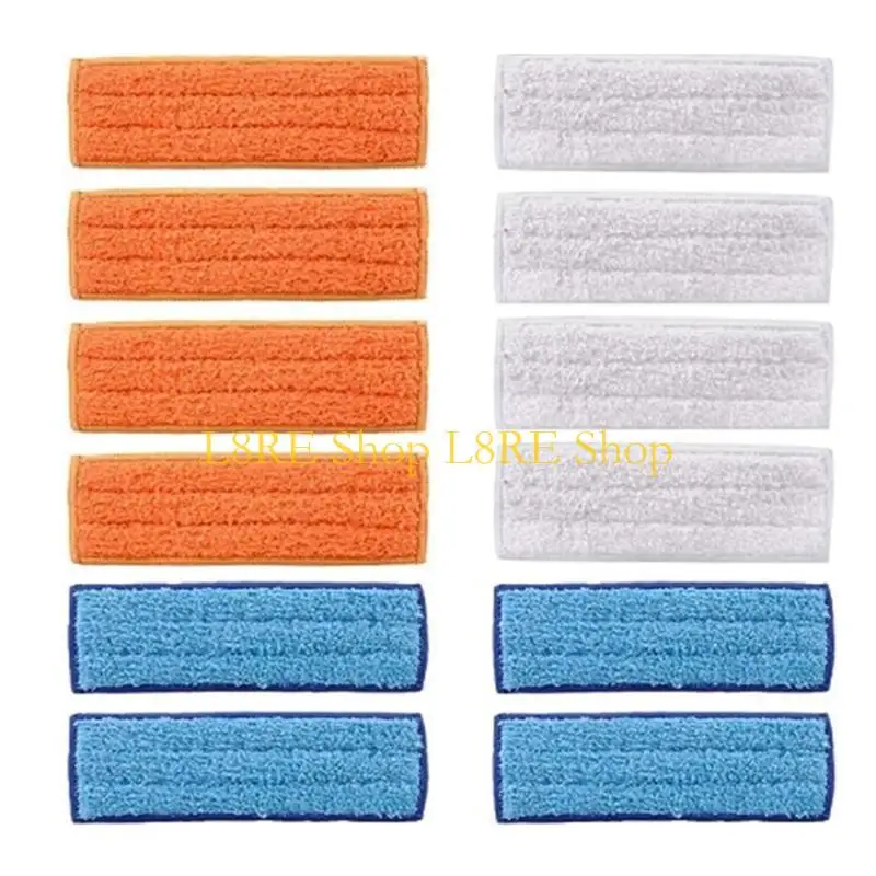 6/12 MOP 천의 L8RE 팩 청소 로봇 걸트 천을 스윕 로봇 교체 천 입초 Mopping Pads 세트 브라바 제트기