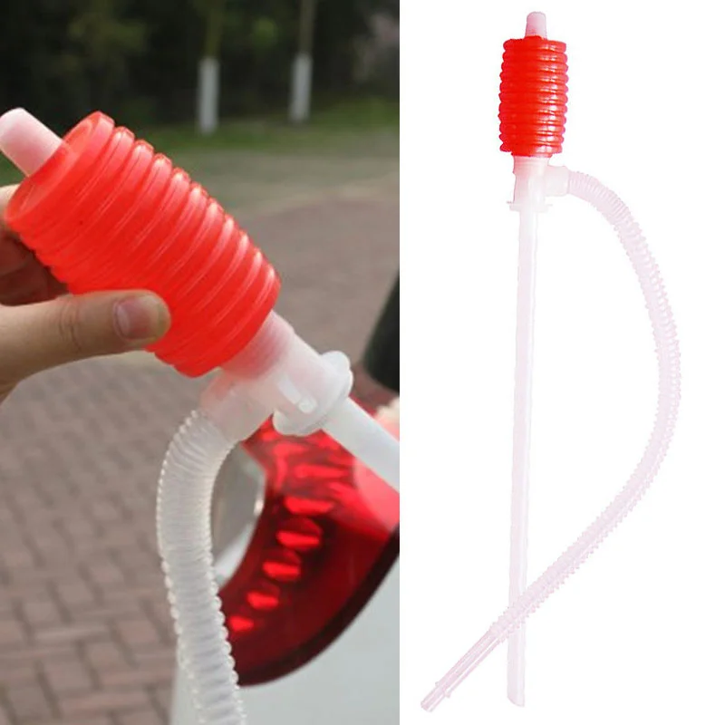 

Car Manual Siphon Suction Water Chemical Liquid Pump Portable Car Truck Fuel Syphon Oil Gasoline Diesel Transfer Sucker Pump