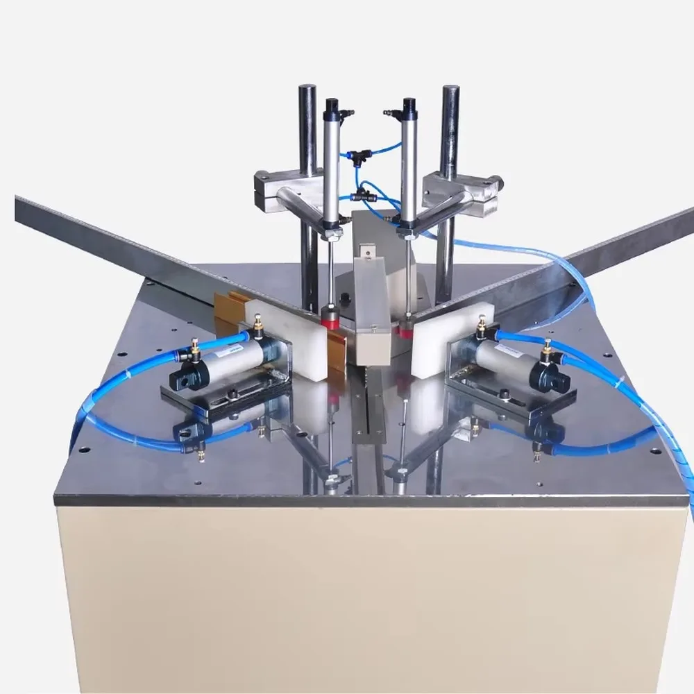 Pneumatic Photo Frame Profile Cutting Machine Automatic 45 Degree Angle Cutter for Wood Picture Frame Making High