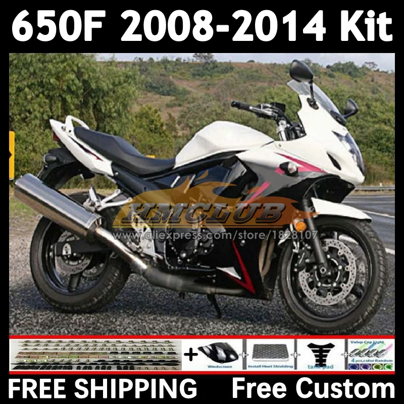 Body For SUZUKI GSXF 650 CC white pearl GSX650F 2008 2009 2010 2011 2012 2013 2014 23No.24 GSXF650 08 09 10 11 12 13 14 Fairing