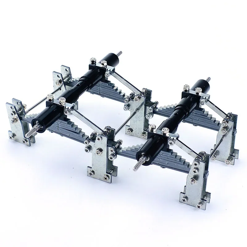 RC Truck Stainless Steel 2/3 Axis Balance Suspension Kit Steel Plate Trailer for 1/14 Tamiya SCANIA 770S VOLVO BENZ MAN TGX Car