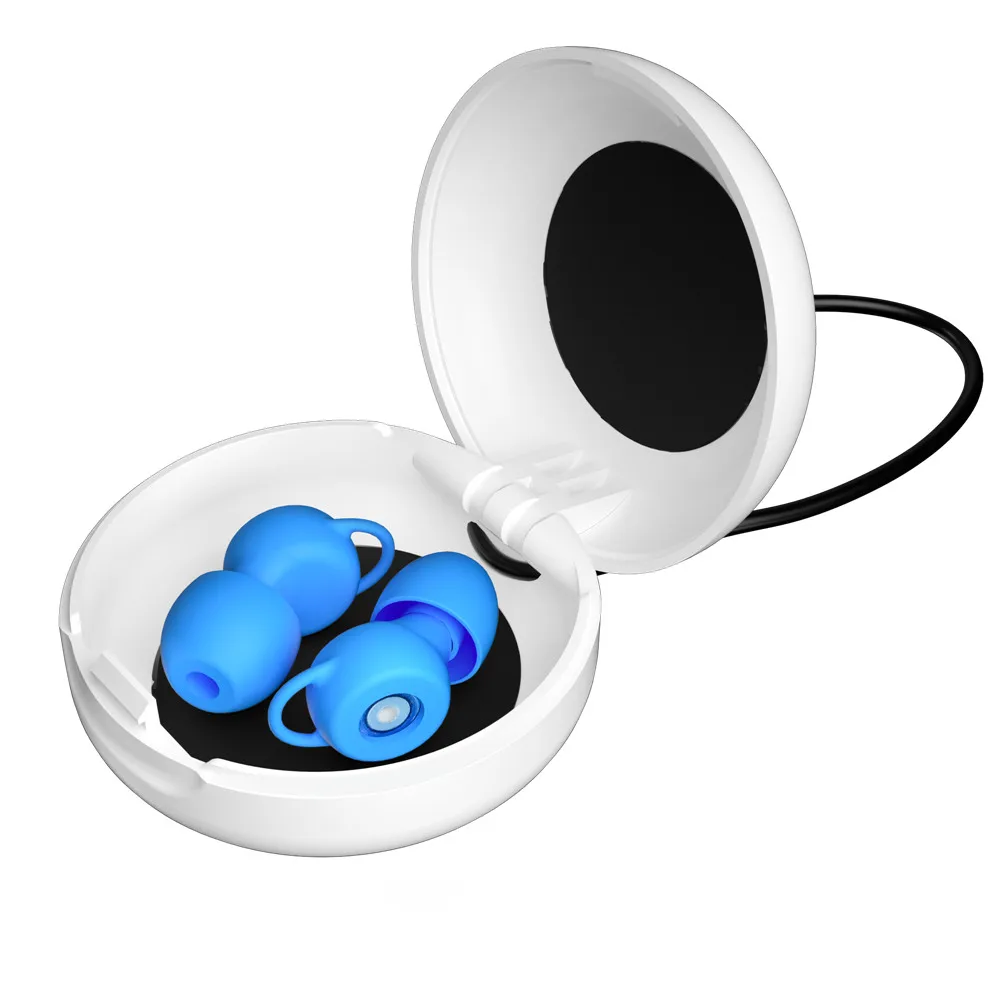 Noise Reduction for Deep Sleep Best WOO Noise Canceling Earplug with White Black Color