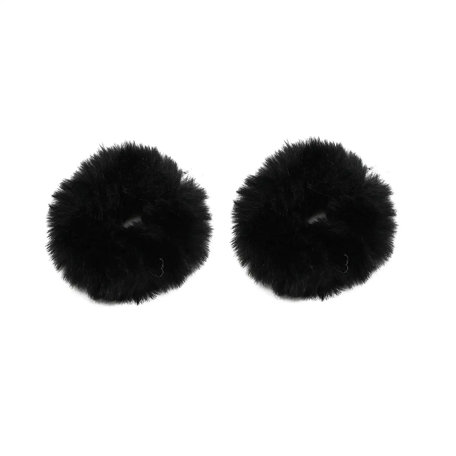 

elastichairrope2-piece Set Of Fluffys Curly Hair,Lovely Hair Band,Elastic Hair Band,Bun And Ponytail Clip Girls'Hair Accessories