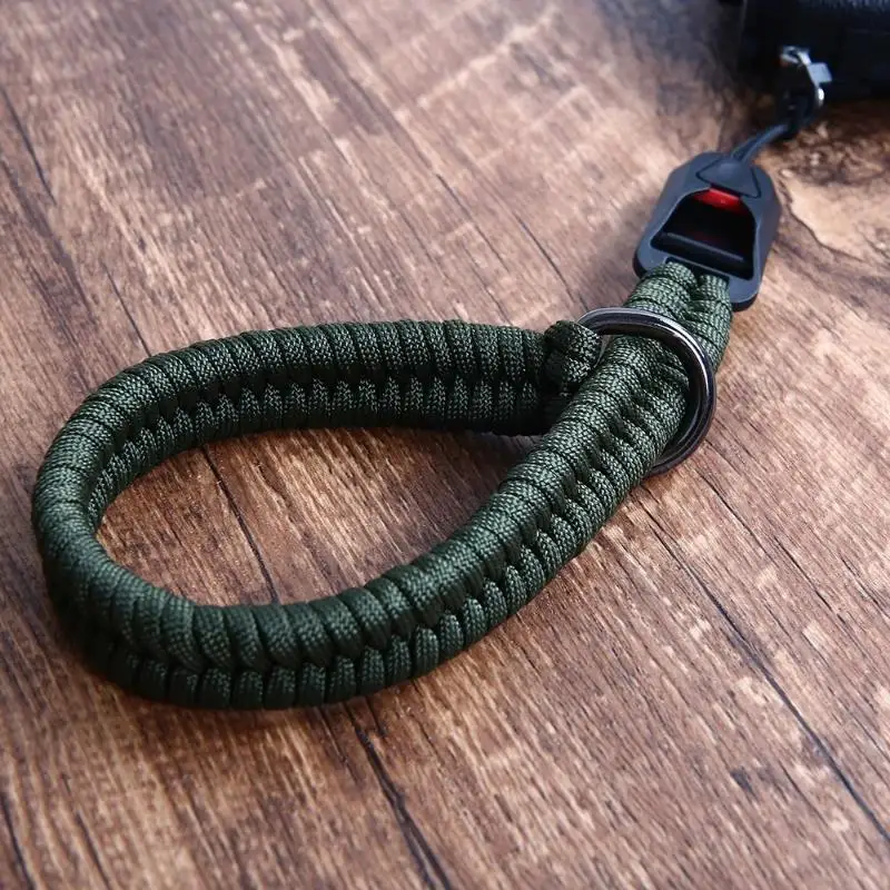 1 PC Quick Release Buckle Woven Hand Strap Rope Wrist Wristband