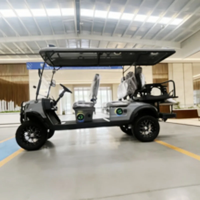 

Made In China Low Price 6 Seater 60V/72V Hunting Car City Luxury Electric Golf Cart High-End Seats With Armrests Gear Adjustment