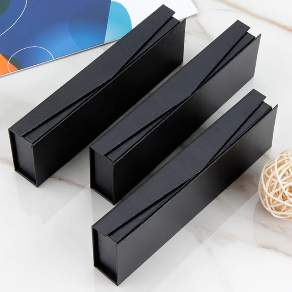

6pcs Fountain Pen Case Jewelry Collection Set Single Pen Presentation Box Portable Organizer Gift Pencil Box Display Holder