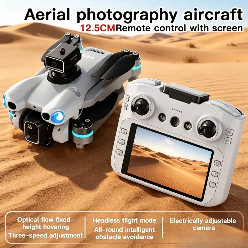 

Pro AE5 New 2026 Drone Helicopter Headless Mode 20 Min Battery 360° Flip Quadcopter Mini Drone Kid Toy 4.5" Screen Control 8K HD
