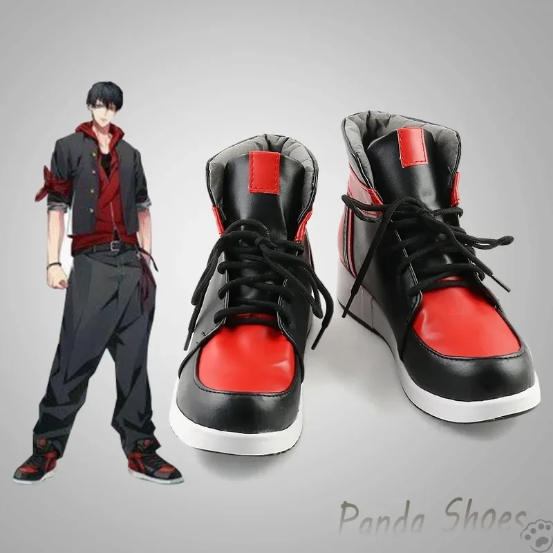 Divisão rap batalha mc b b cosplay sapatos cos botas jogo alternativa rap batalha mc yamada ichiro cosplay traje prop sapatos