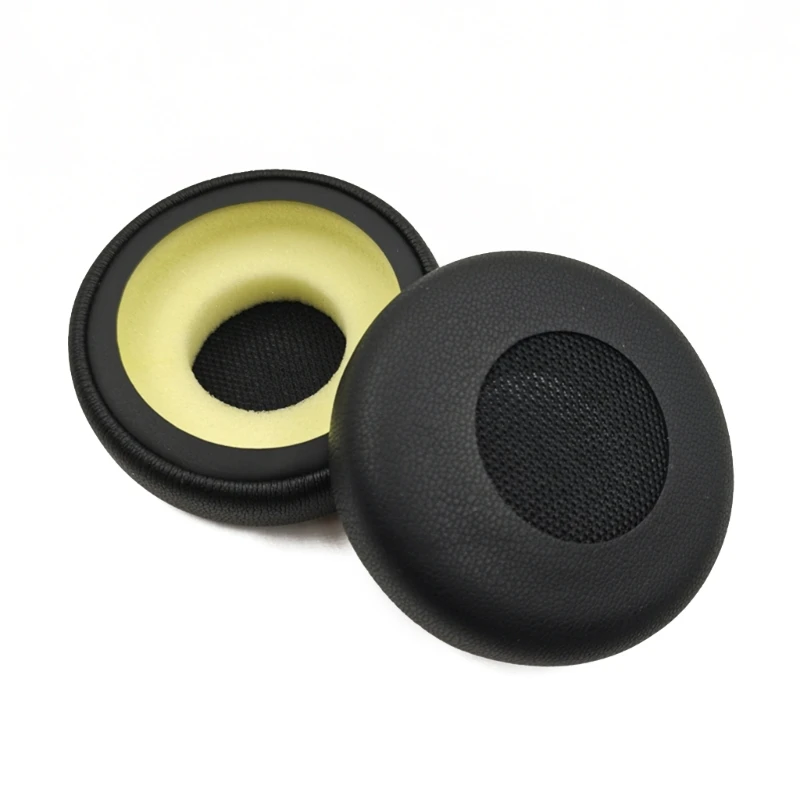 1Pair Leather Ear Pads Cushion Cover Earpads Replacement For Jabra Evolve 20 20se 30 30II 40 65 65+ 75 75+ UC MS Headset