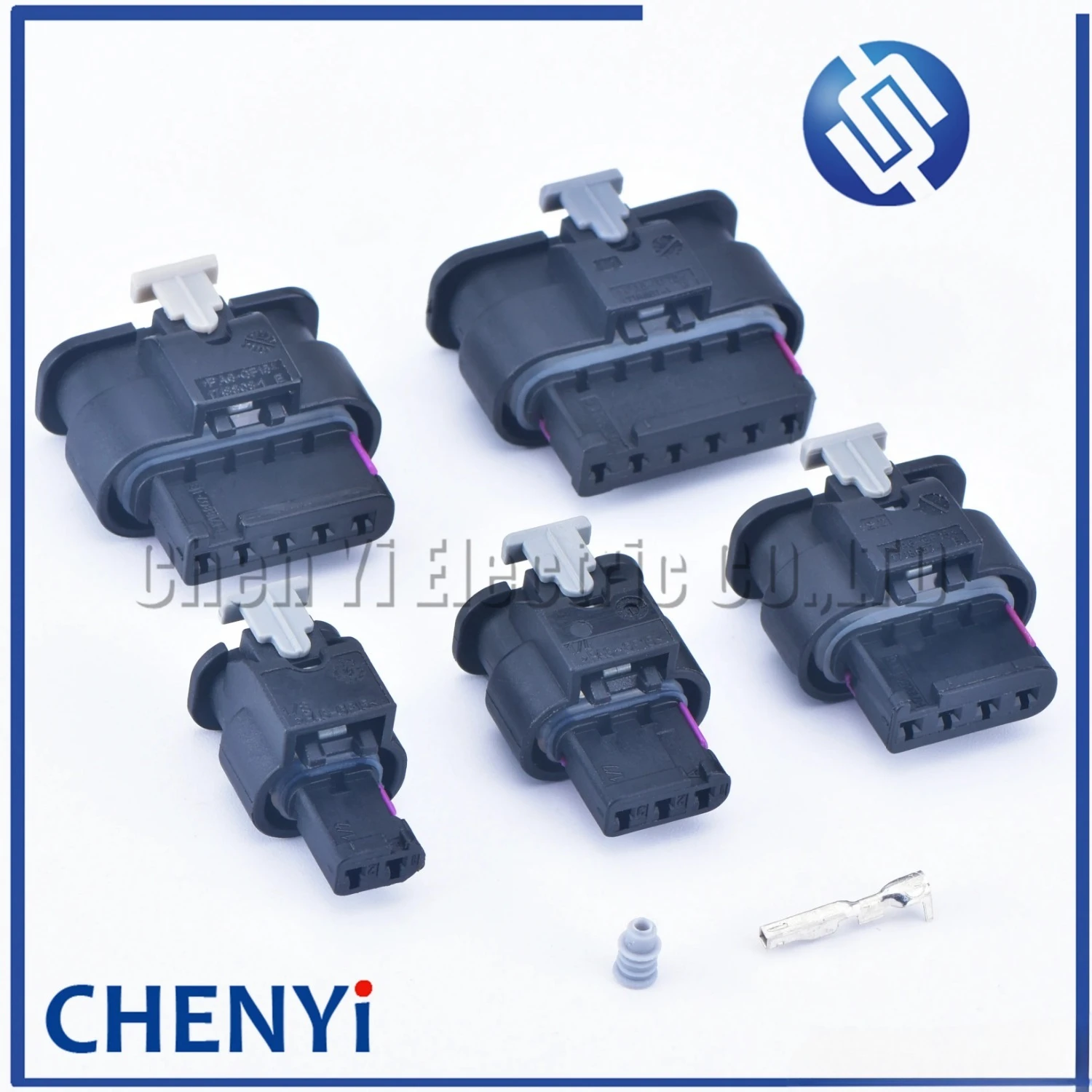 2 set 2/3/4/5/6 Pin Auto female sensor wire connector Reversing Radar Plug 1718653-1 1-1924067-4 1-1718806-1 4F0973706