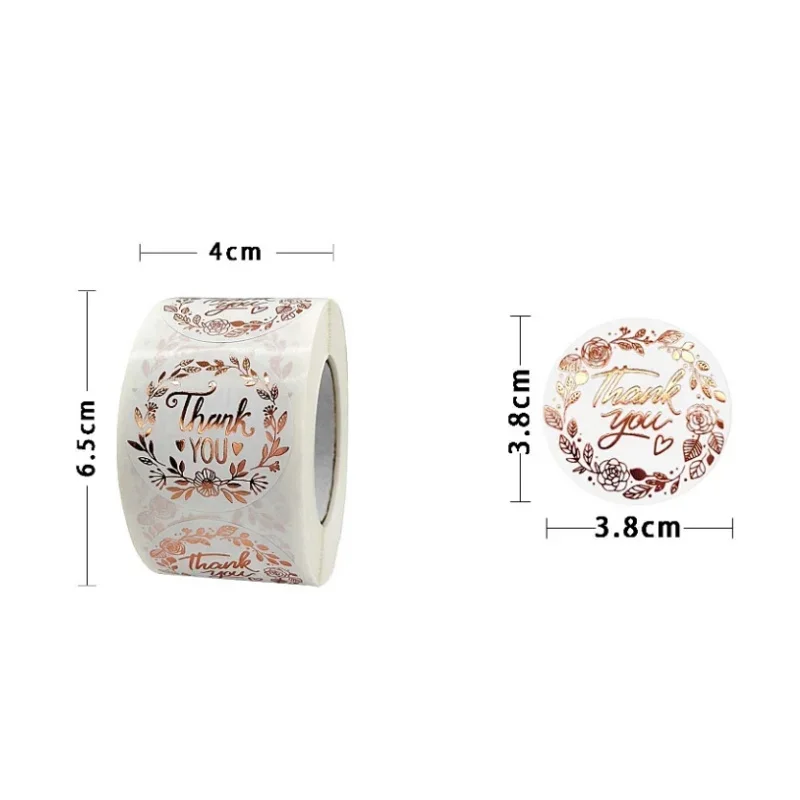 500 قطعة من ملصقات الشكر، ملصقات ملصقات بنمط الأزهار بحروف، ملصقات هدايا عيد الشكر، ملصقات لاصقة #5