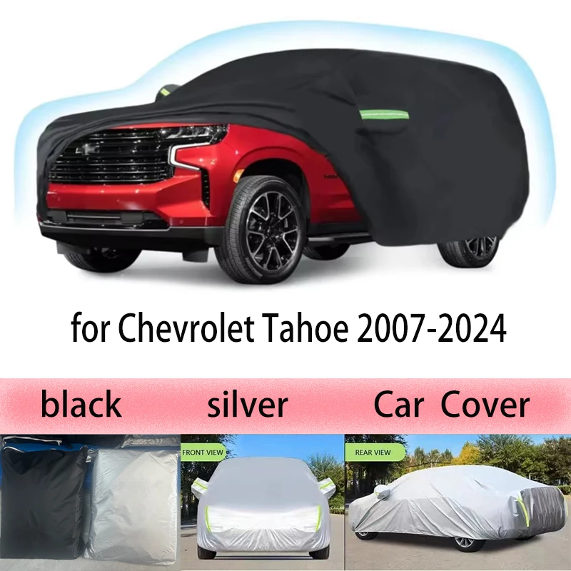 

Car Covers Custom for Chevrolet Tahoe 2007-2024 Waterproof All Weather Automobiles Outdoor Full Cover Sun UV Rain Protection