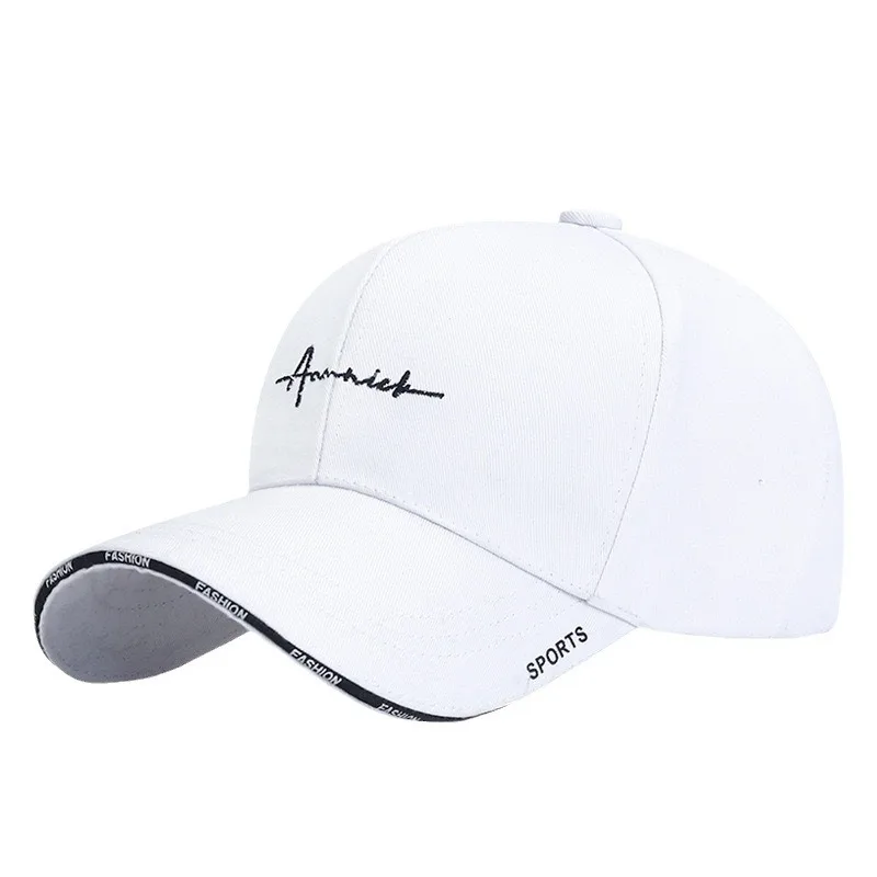 New baseball cap for spring and autumn, casual letter sunshade duckbill cap for young male and female students, couple hat