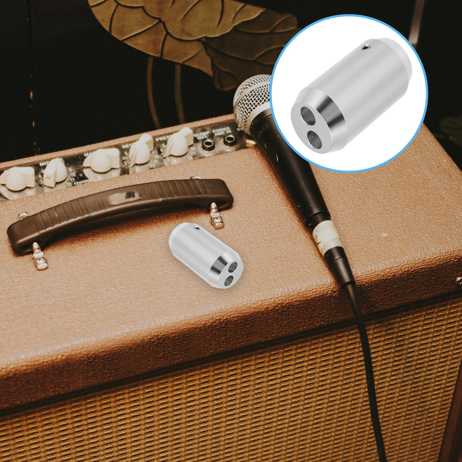 

Affection-grade Audio Accessories Reusable Splitter Speaker Cable Wire Aluminum Alloy Double Hole Connector Rings
