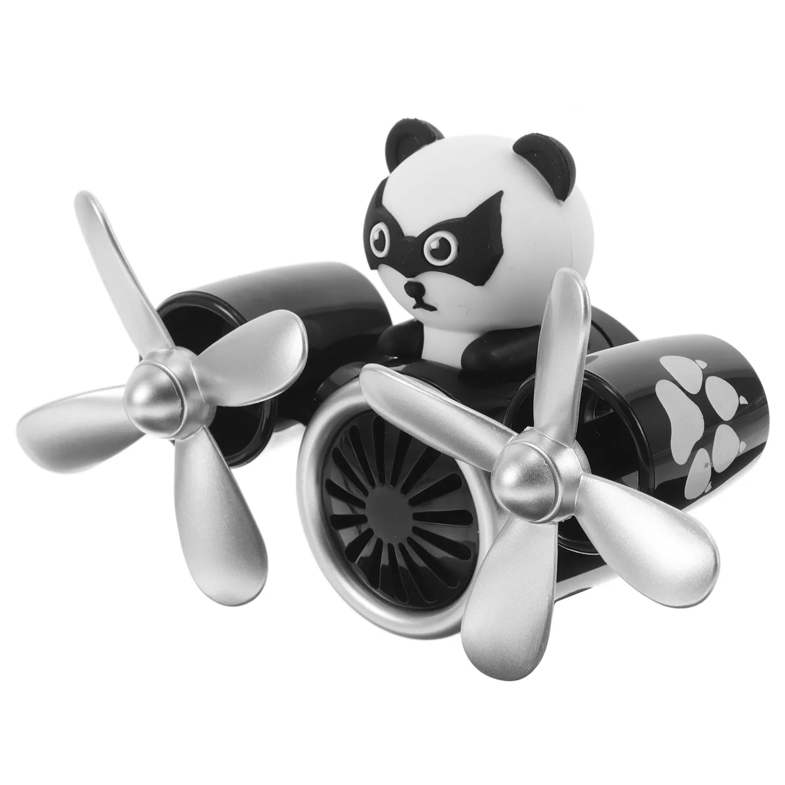 

Cute Car Air Vent Clip Panda Shaped Creative Decoration Material Easy Installation Stylish Car Interior Accessories