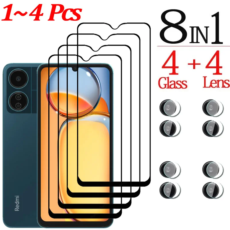 

12 11 10 Pro Front Glass Note 12S 11S 10S Cristal Templado Redmi 13C NFC Protector Pantalla Redmi 12C 10C Phone Protective Film
