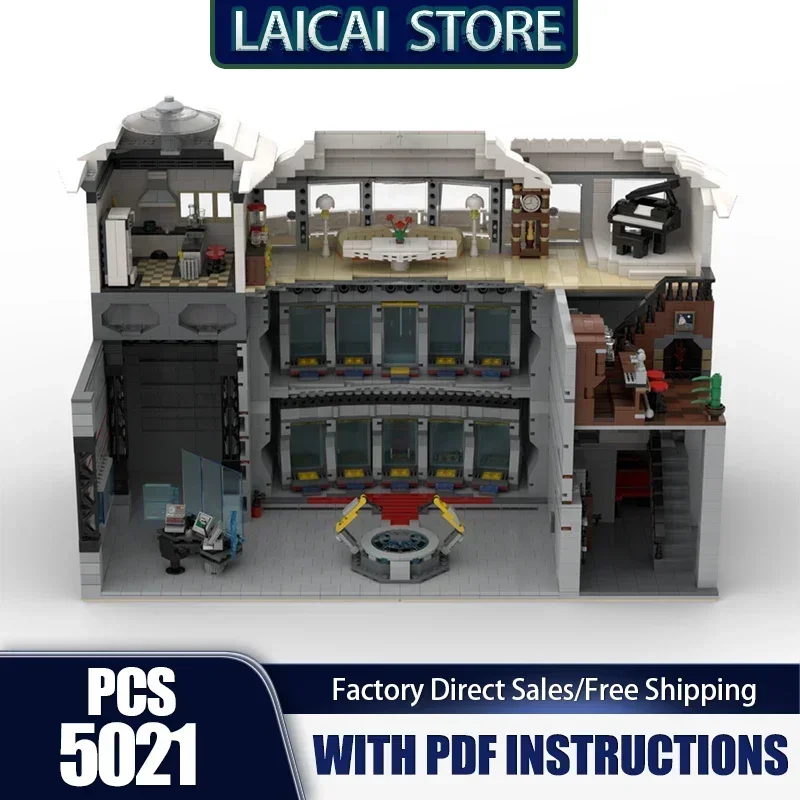 

Famous Movie Scene Series Moc Building Blocks Armor Pavilion Model Technology Brick Assembly Vehicle Toy DIY Holiday Gifts