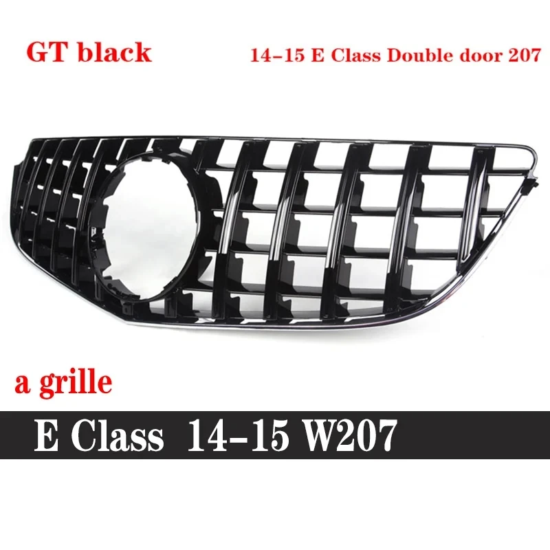 Voor Mercedes Benz E Klasse W207 E260 E300 E350 Gt Stijl Grill Voorbumper Beweging Net Luchtinlaat Grille 2010-2015 Bodykit