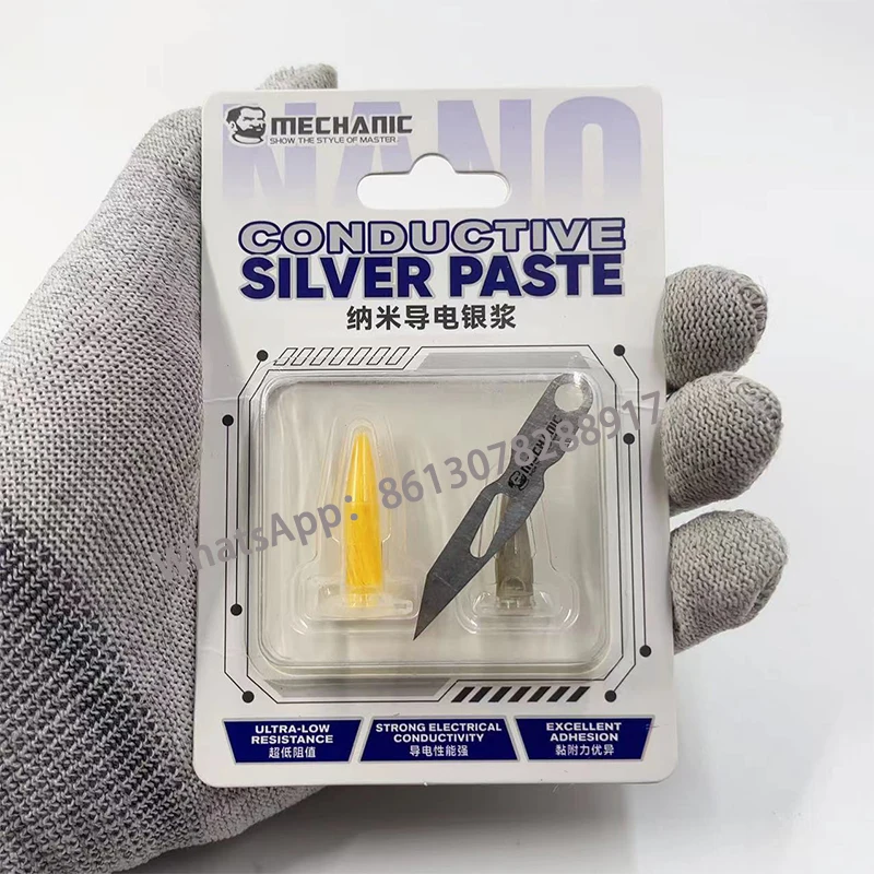 

MECHANIC NANO20 Conductive Silver Paste for iPhone Android Phone Repair Ultra Low Resistance Screen PCB IC Repair Silver Paste