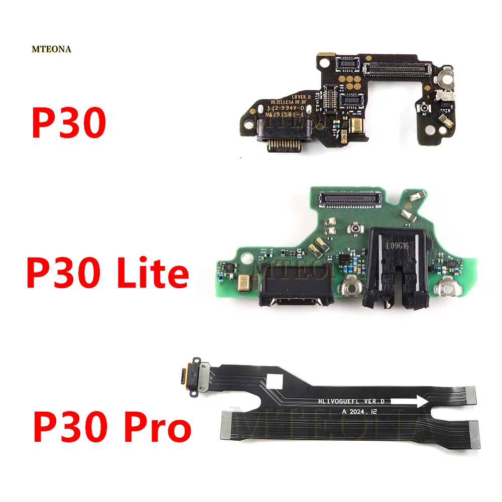 

USB Type-C порт для быстрой зарядки, разъем-гнездо, плата с разъемом для зарядки, гибкий кабель для Huawei P30 / P30 Lite / P30 Pro