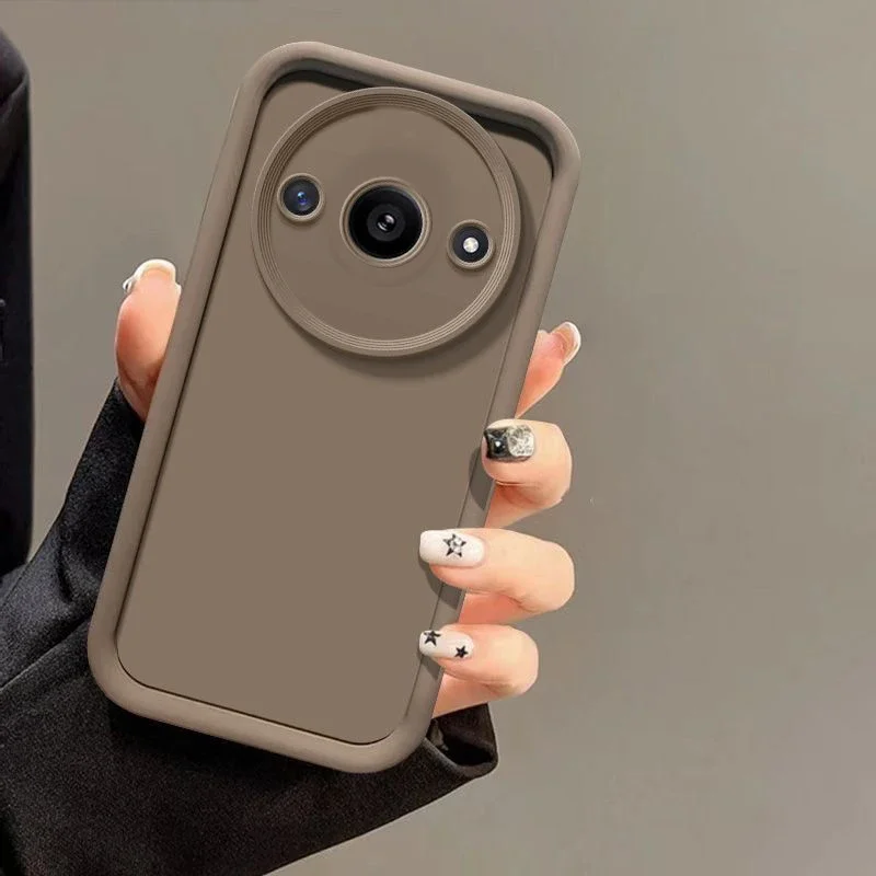 Custodie in silicone di lusso per Xiaomi Redmi A3 Custodia per telefono Xiaomi Redmi A3 Custodia protettiva morbida opaca antigoccia