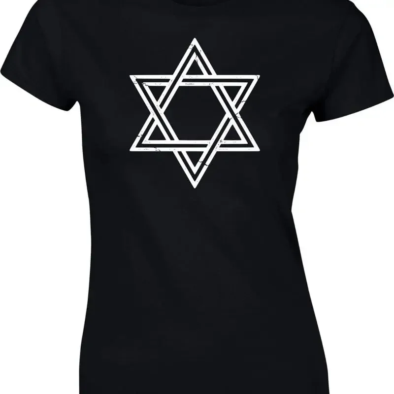 Star Of David Women s Fit T shirt Similar To Siouxsie And The Banshees Goth