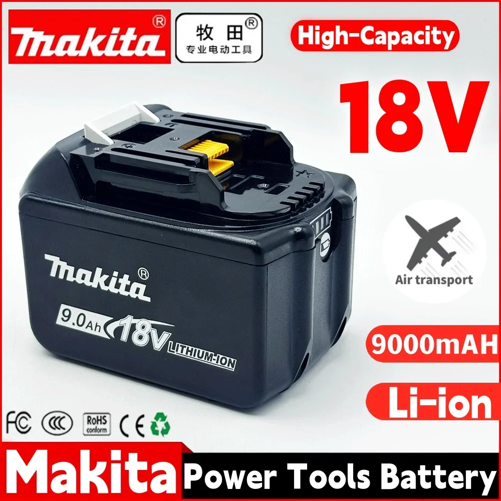 

Makita 18V 9000mAh Battery 9Ah Li-ion Replacement LXT BL1860B BL1860 BL1850 BL1830 DHP482RFX9 BL1815 LXT400 for Cordless Drills