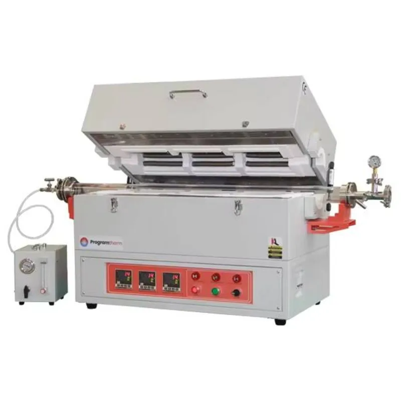 

1200 Degree High Temperature Three-Zone Tube Multi-Zone Resistance Furnace With Gas Device