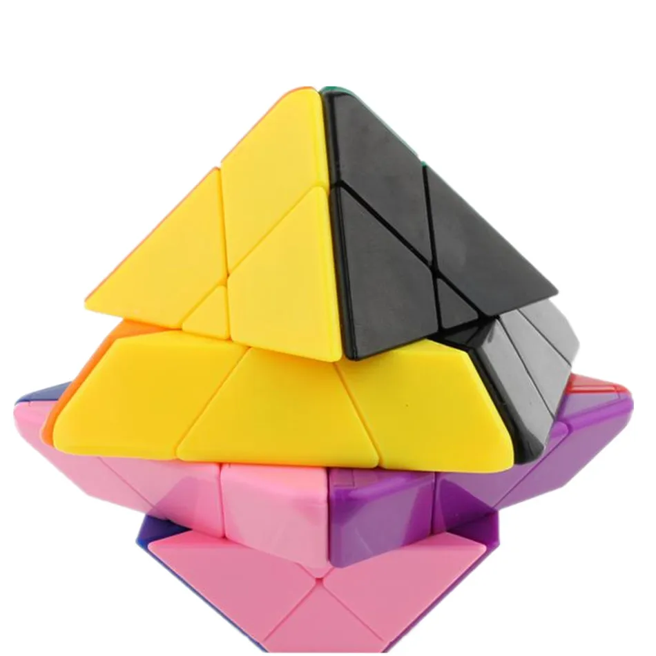 LanLan 8 Axis Octahedron Skewbed Magic Cube Diamond Professional Speed Puzzle Antistress Educational Toys For Children