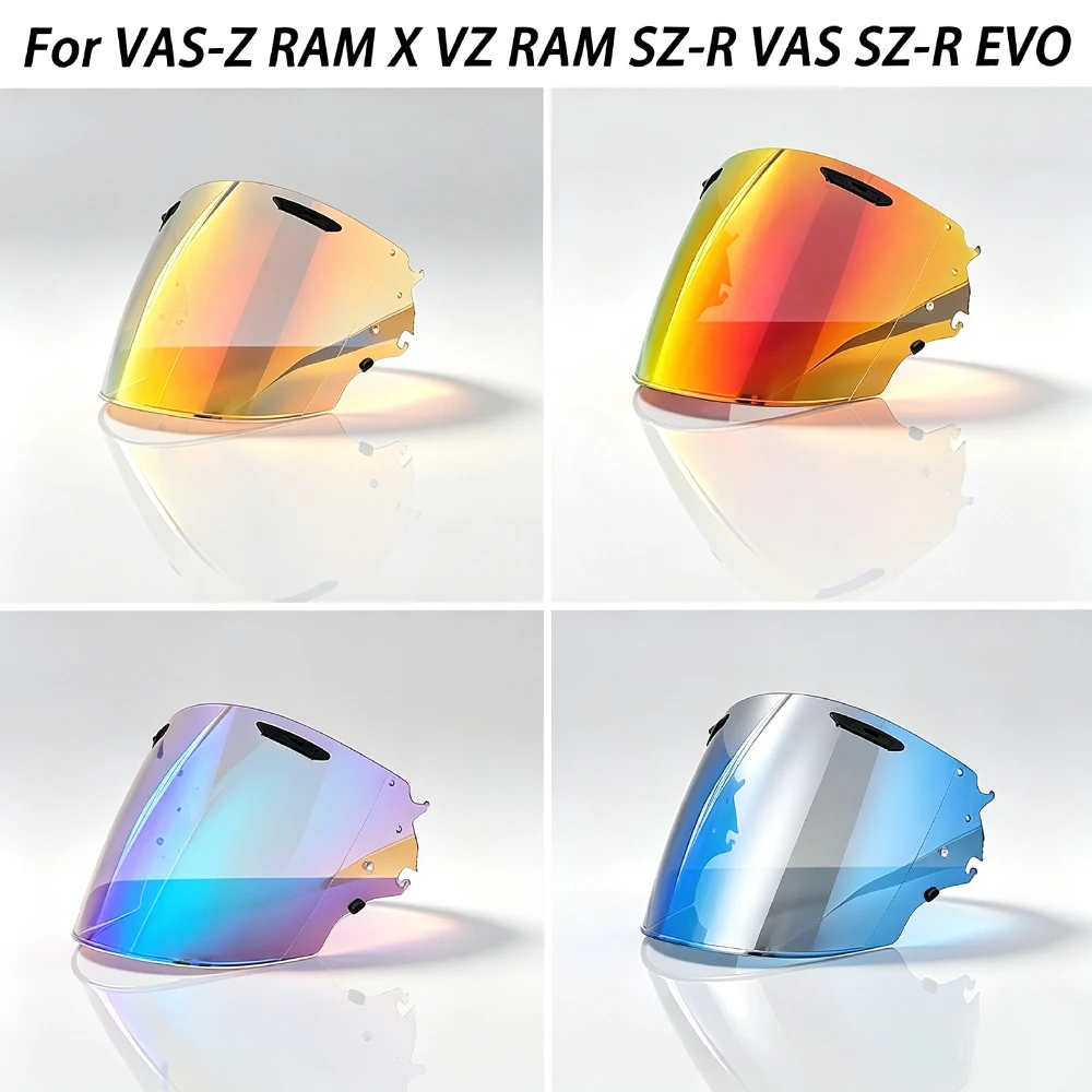 helmet Visor Anti-UV PC Lens For VAS-Z RAM X VZ RAM SZ-R VAS SZ-R EVO Model Smoke Dark Replacement Visor Visor Shield For Arai