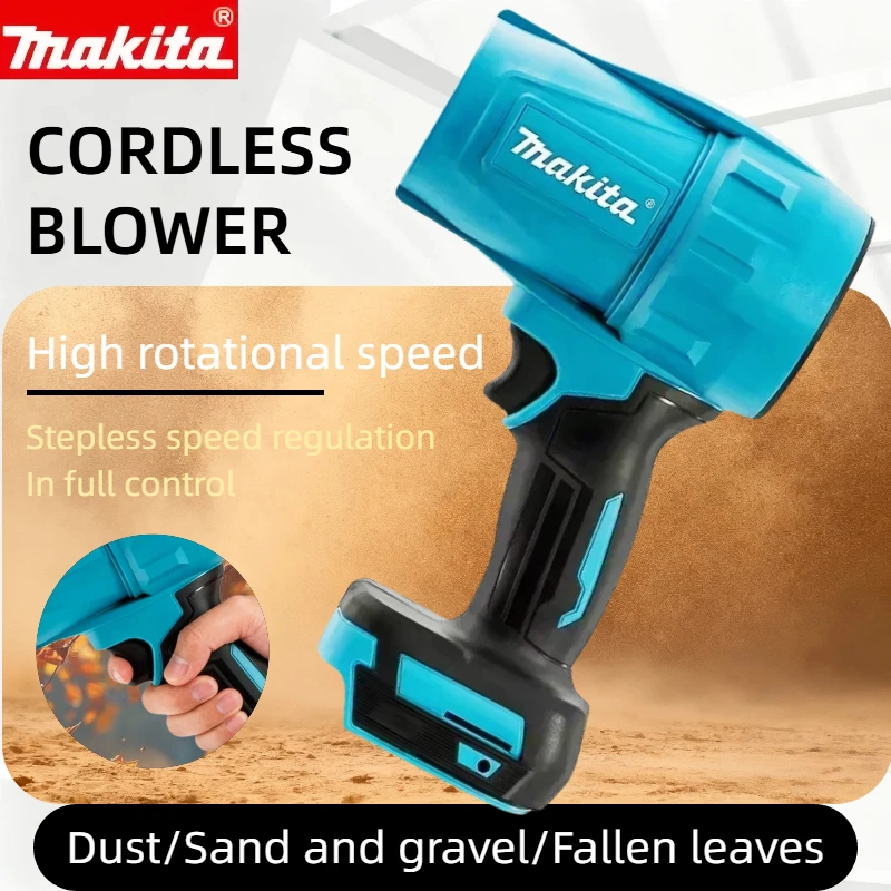 Makita 30000RPM Violent Blower Turbo Jet Fan 18V Electric Air Duster Wind Speed Turbo RechargeableCar Cleanin Tool