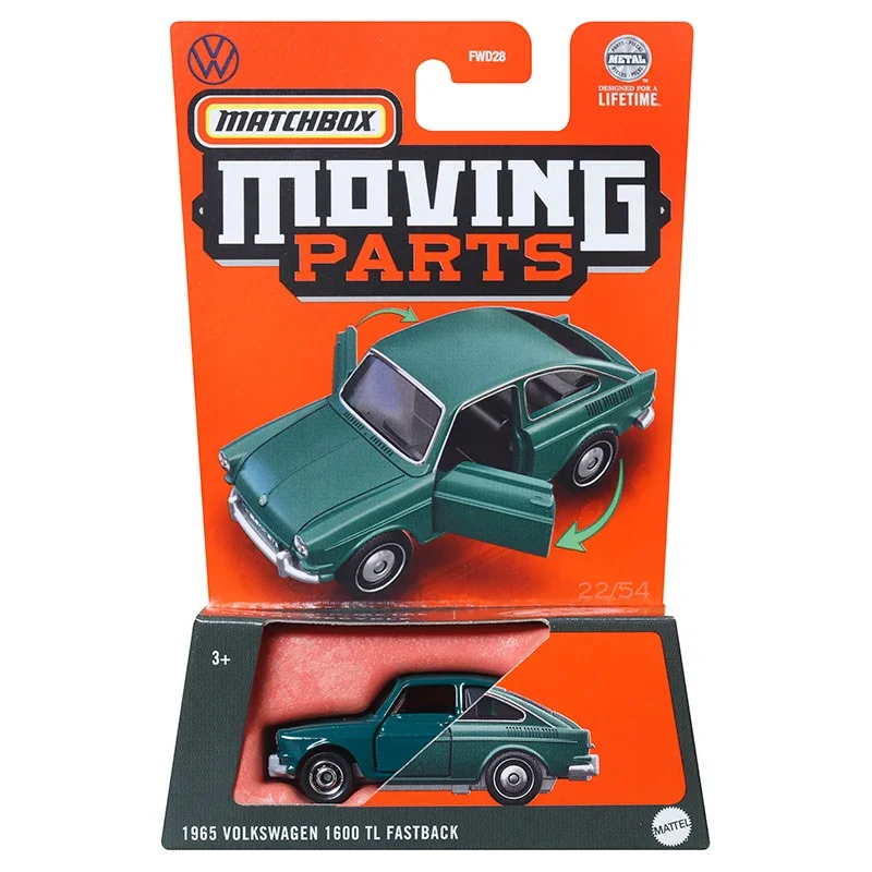 Original Mattel Toys Matchbox Car Moving Parts 1/64 Amc Javelin Ford Bronco Alfa Romeo Stelvio Vehicle Model Gift for Collectors