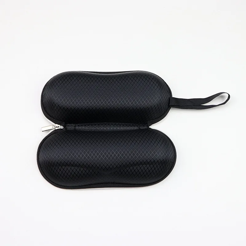 Men and Women Protective Glasses Case Sunglasses Hard Case Travel Protective Glasses Bag Black Portable Accessories Zipper Box