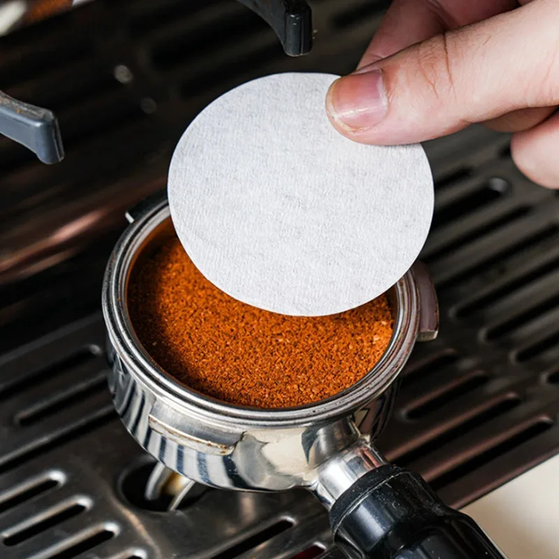 300 Filtros de Papel Descartáveis para Espresso para Porta-Filtro 51mm 53mm 56mm 58mm 60mm 64mm 68mm Acessórios para Máquina de Café