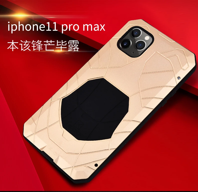 Imatch Aluminum Metal Silicone Shockproof Cases Cover For Apple Iphone 13 12 11 Pro Max Mini Dirt Shock Proof Cover Case