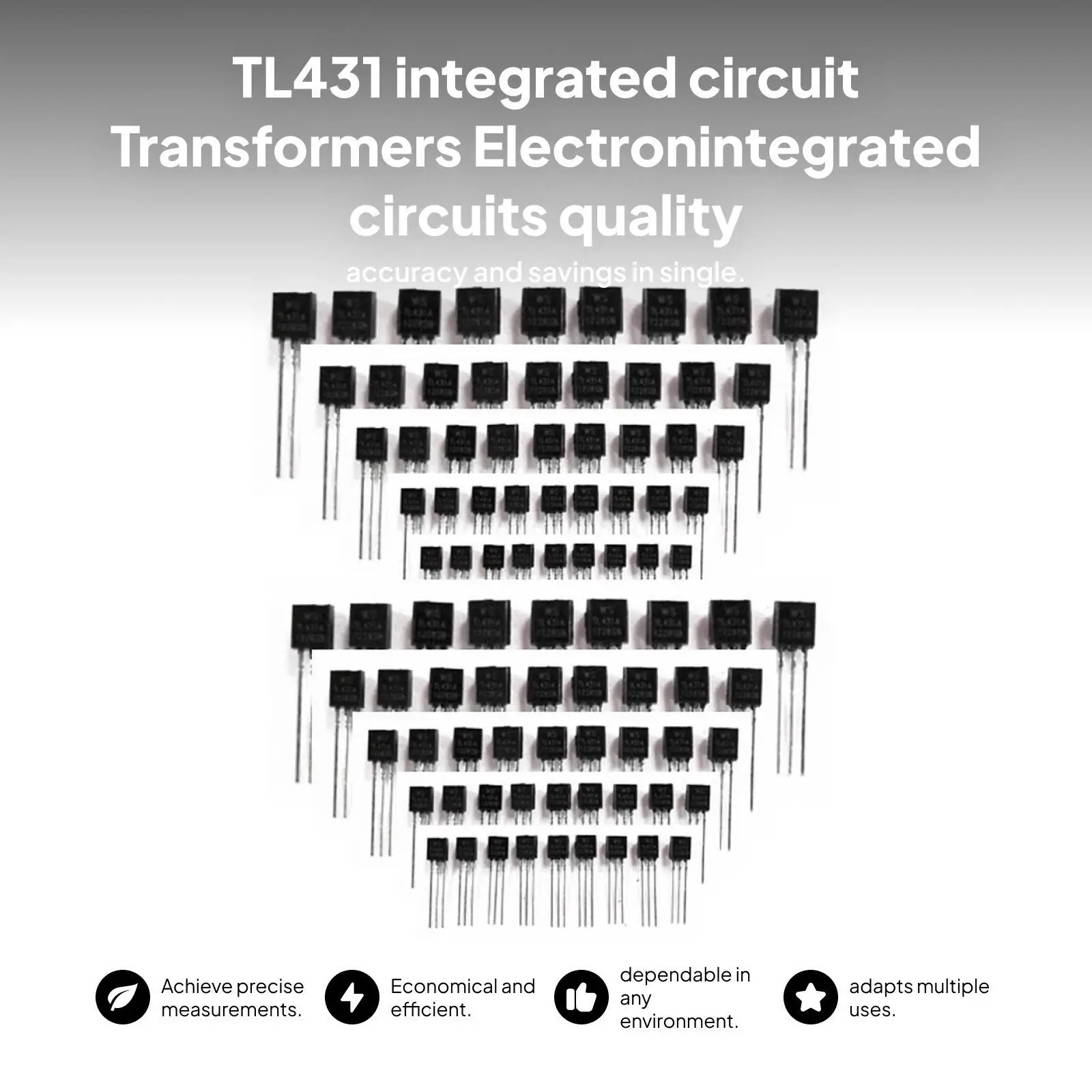 Universal Adjustable Shunt Voltage Regulator Silicon TO-92 Module for Switching Power Supply Application