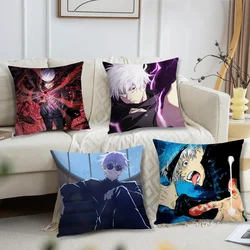 Anime S-Satoru G-Gojo Pillow Case Living Room Sofa Cushion Cover Suitable For Home Bedroom Room Decoration