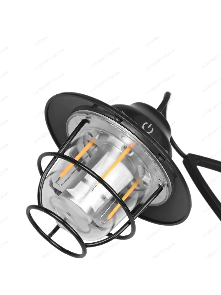 Pinecone LED Camping Lantern, Rechargeable Outdoor Light with Warm White & Ambient Lighting, Long Lasting for Tent, Patio
